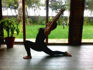 Woman Yoga Practice Training Meditation Health